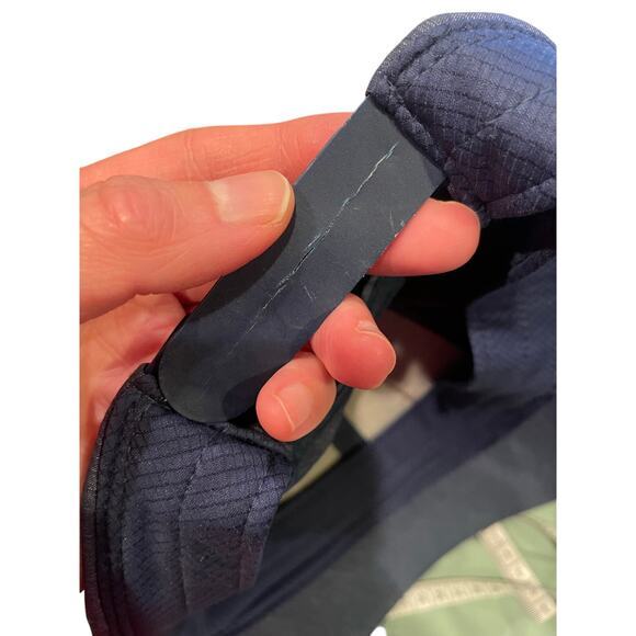 Patagonia Hat‎ Men Women Baseball Cap Blue Denim Chambray Adjustable Strap Logo - Picture 9 of 9